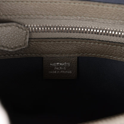 Hermes Cityslide Cross PM Belt Bag Vert De Gris Taurillon Cristobal Palladium Hardware