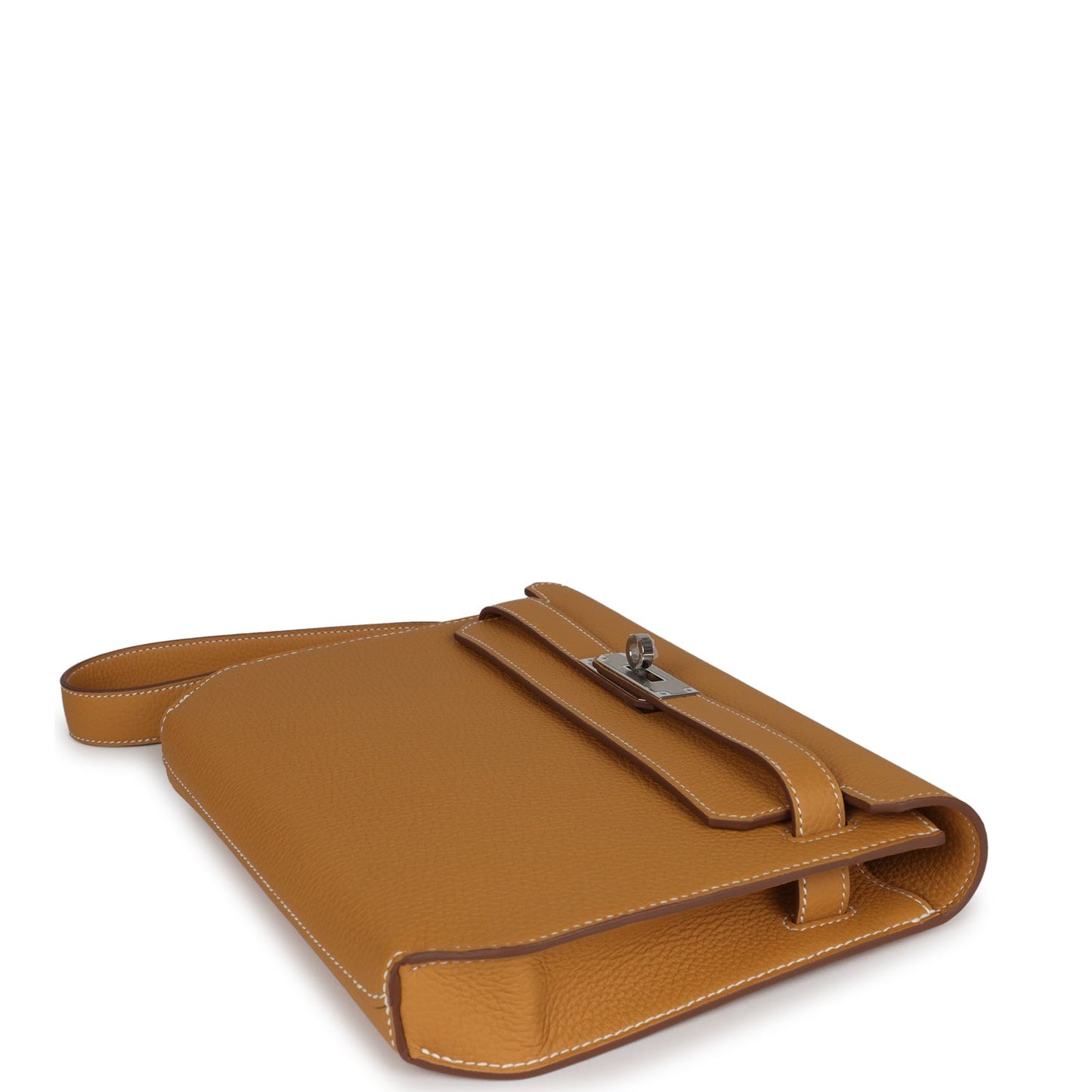 Hermes Kelly Depeches 25 Naturel Sable Togo Palladium Hardware