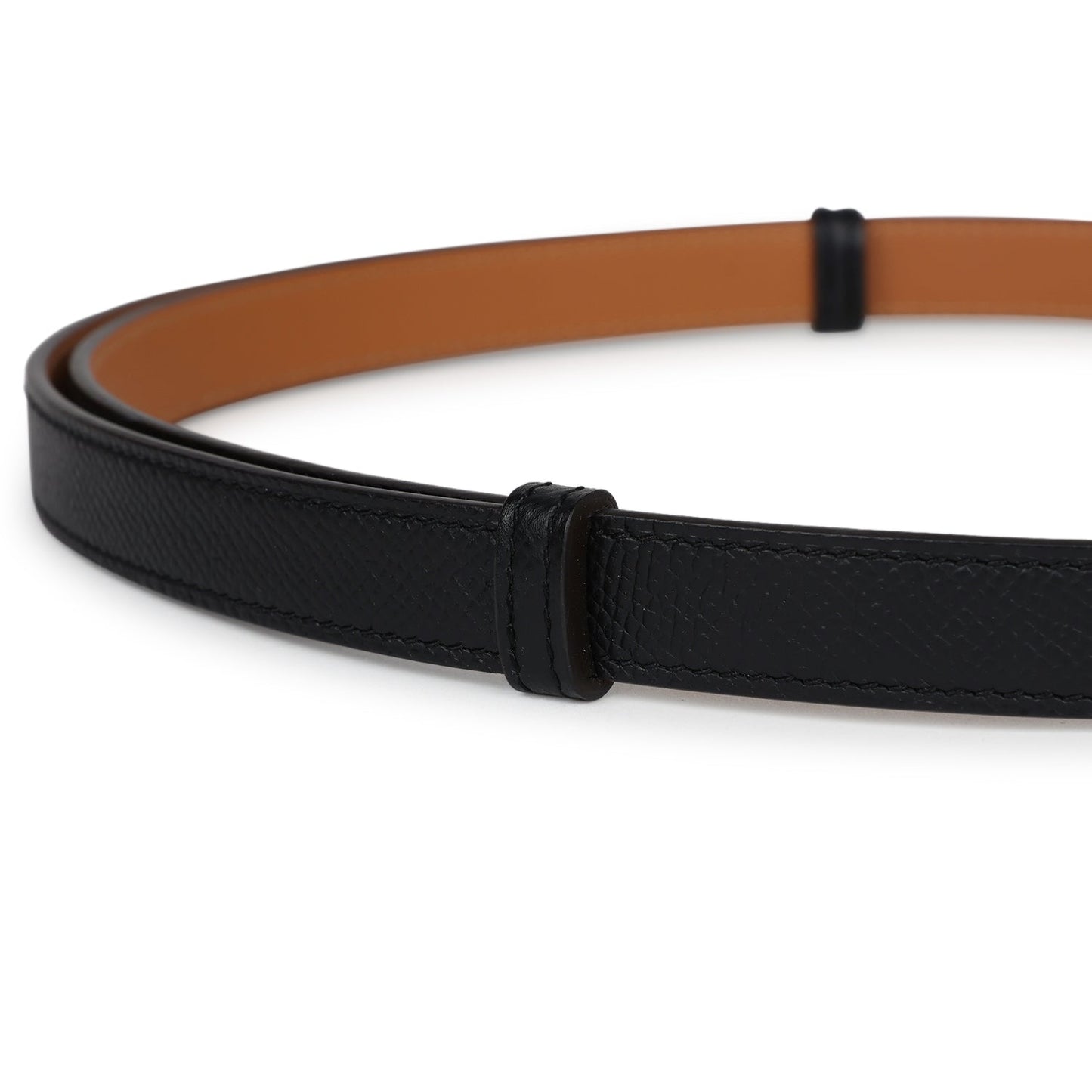 Hermes Kelly Pocket 18 Belt Black Epsom Gold Hardware