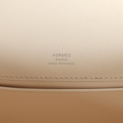 Hermes Kelly Pochette Nata Ostrich Palladium Hardware