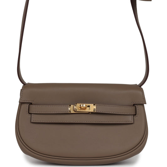 Hermes Kelly Moove Etoupe Swift Gold Hardware