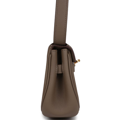 Hermes Kelly Moove Etoupe Swift Gold Hardware