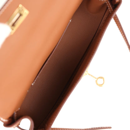 Hermes Kelly Moove Gold Swift Gold Hardware