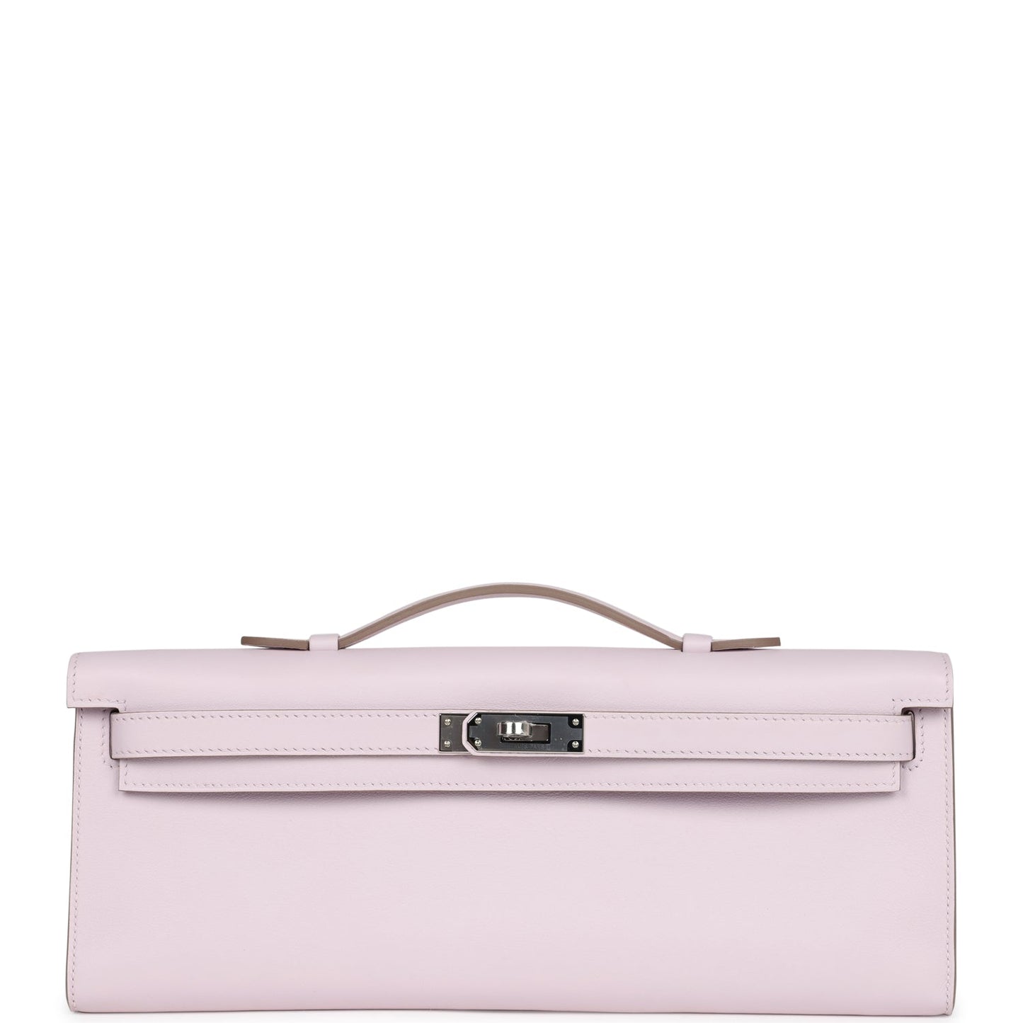 Hermes Kelly Cut Mauve Pale Swift Palladium Hardware