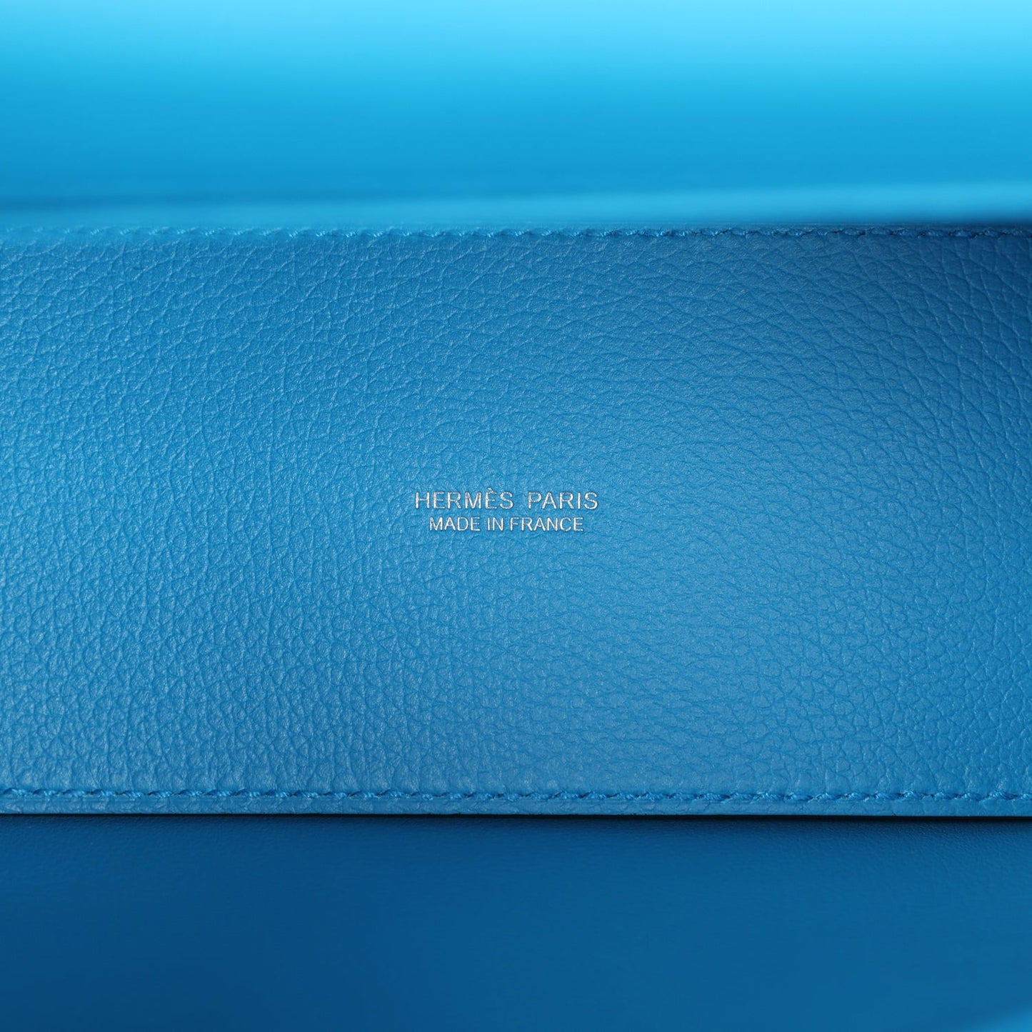 Hermes Kelly Danse Bleu Zanzibar Evercolor Palladium Hardware