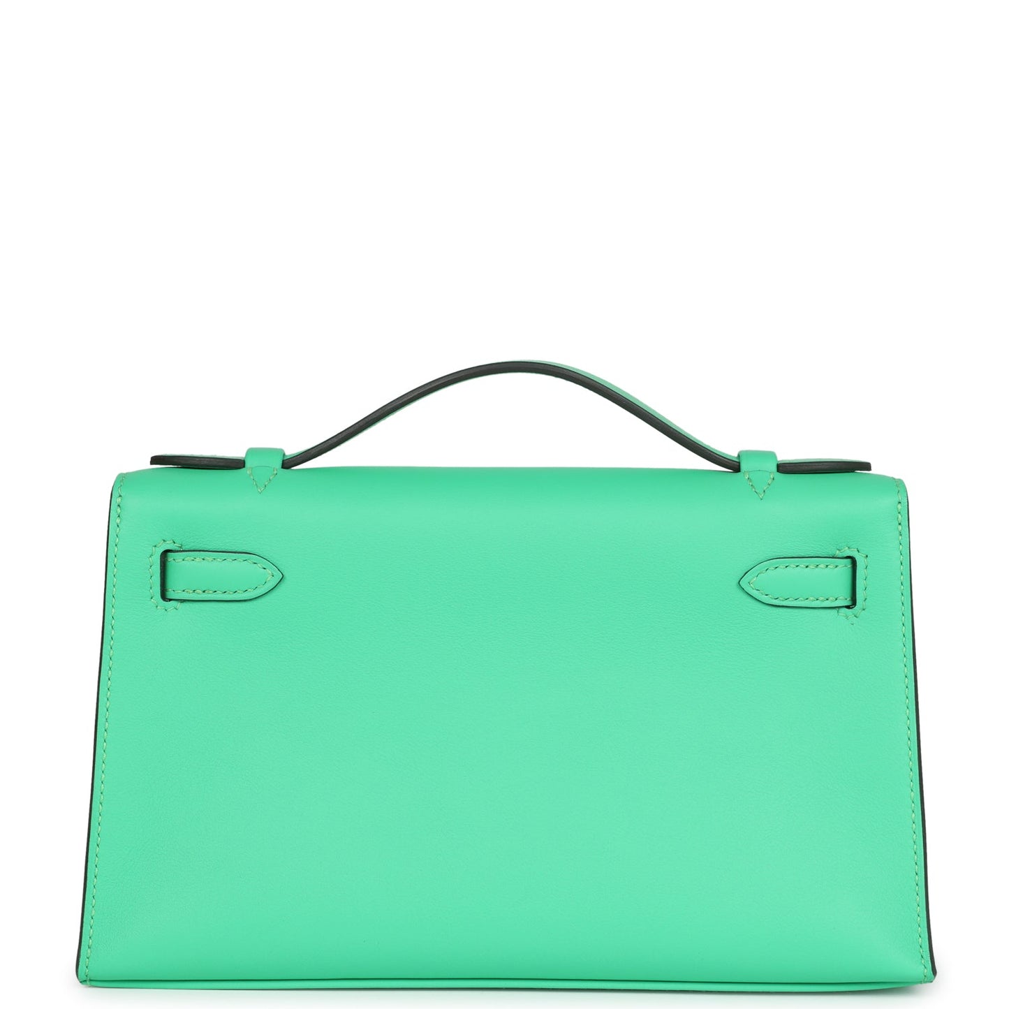 Hermes Kelly Pochette Vert Comics Swift Palladium Hardware