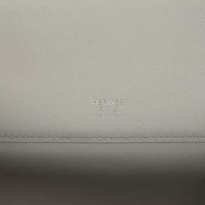 Hermes Kelly Cut Gris Perle Swift Palladium Hardware