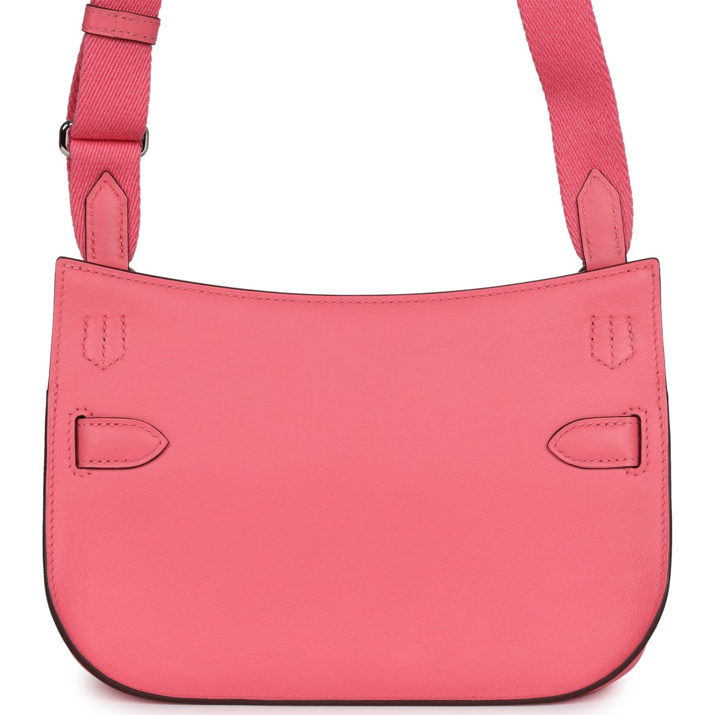 Hermes Mini Jypsiere Rose Azalee Swift Palladium Hardware