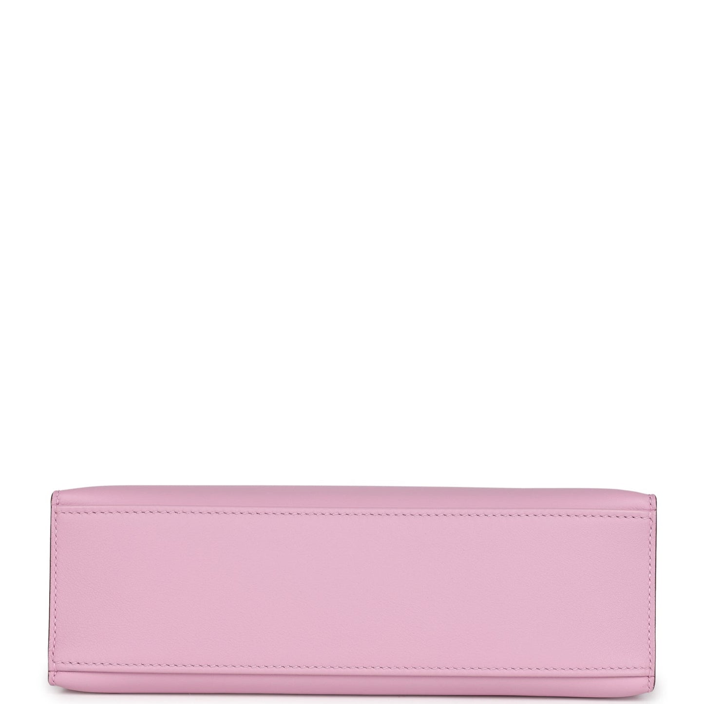 Hermes Kelly Pochette Mauve Sylvestre Swift Rose Gold Hardware