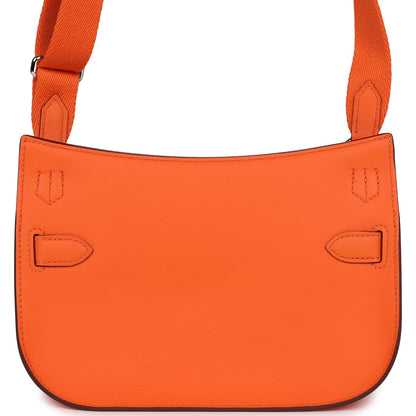 Hermes Mini Jypsiere Orange Minium Swift Palladium Hardware
