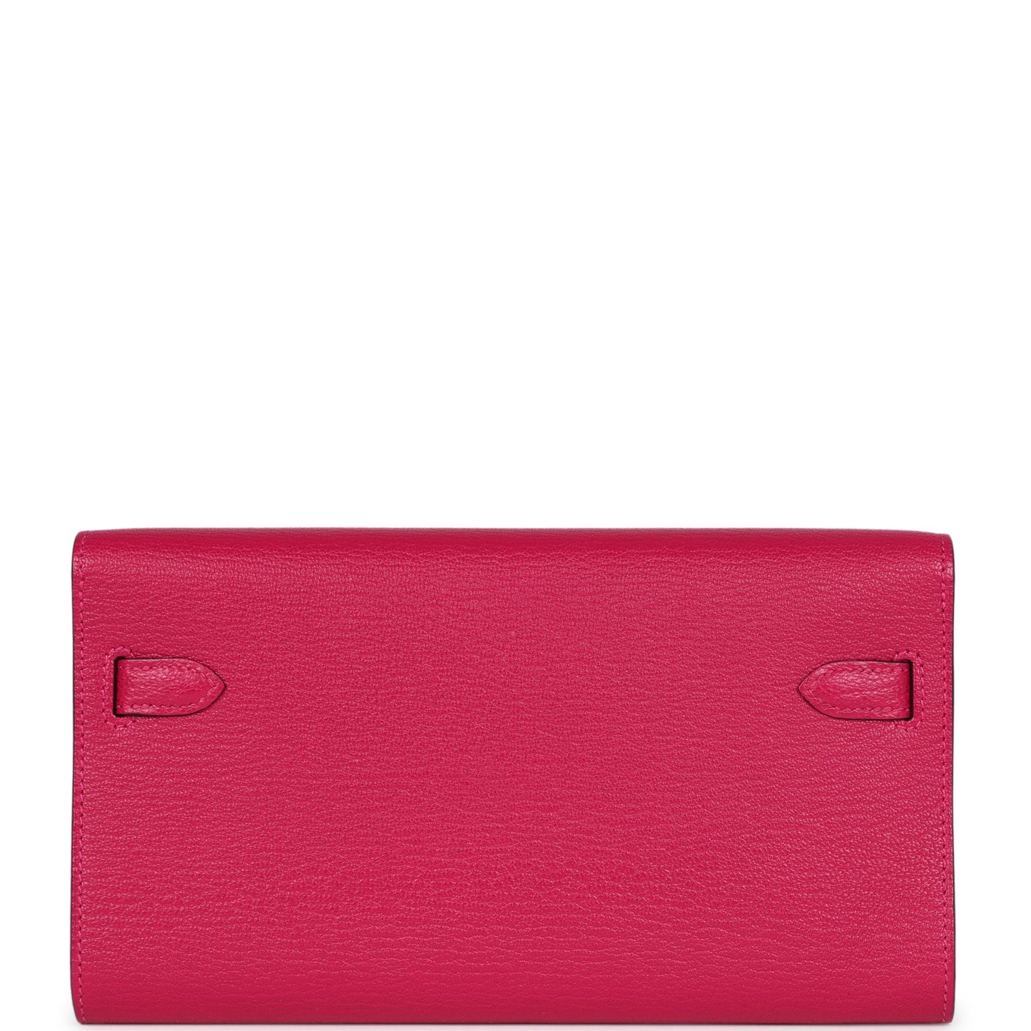 Hermes Kelly Wallet To Go Rose Pourpre Chevre Palladium Hardware