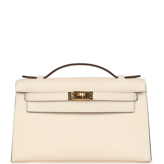Hermes Kelly Pochette Nata Swift Gold Hardware