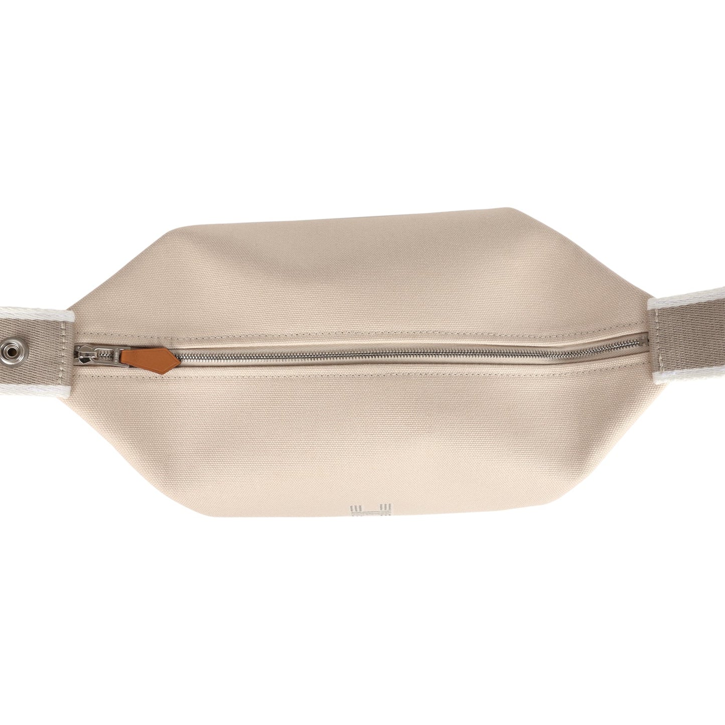 Hermes Bride-A-Brac PM Neutral Toile Canvas Palladium Hardware