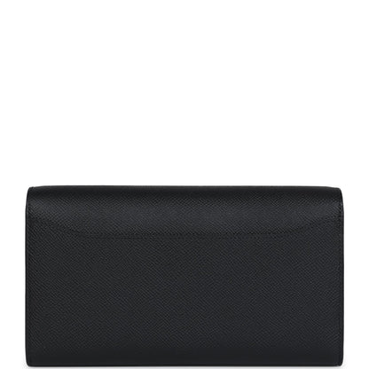 Hermes Constance Wallet To Go Black Epsom Palladium Hardware