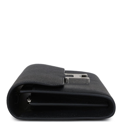 Hermes Constance Wallet To Go Black Epsom Palladium Hardware