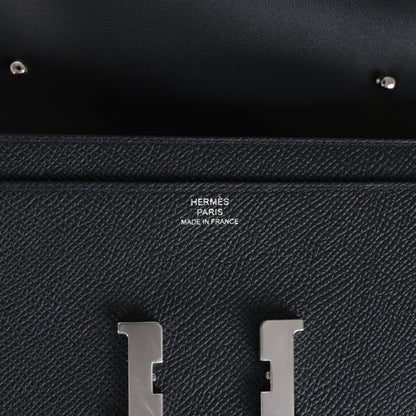 Hermes Constance Wallet To Go Black Epsom Palladium Hardware