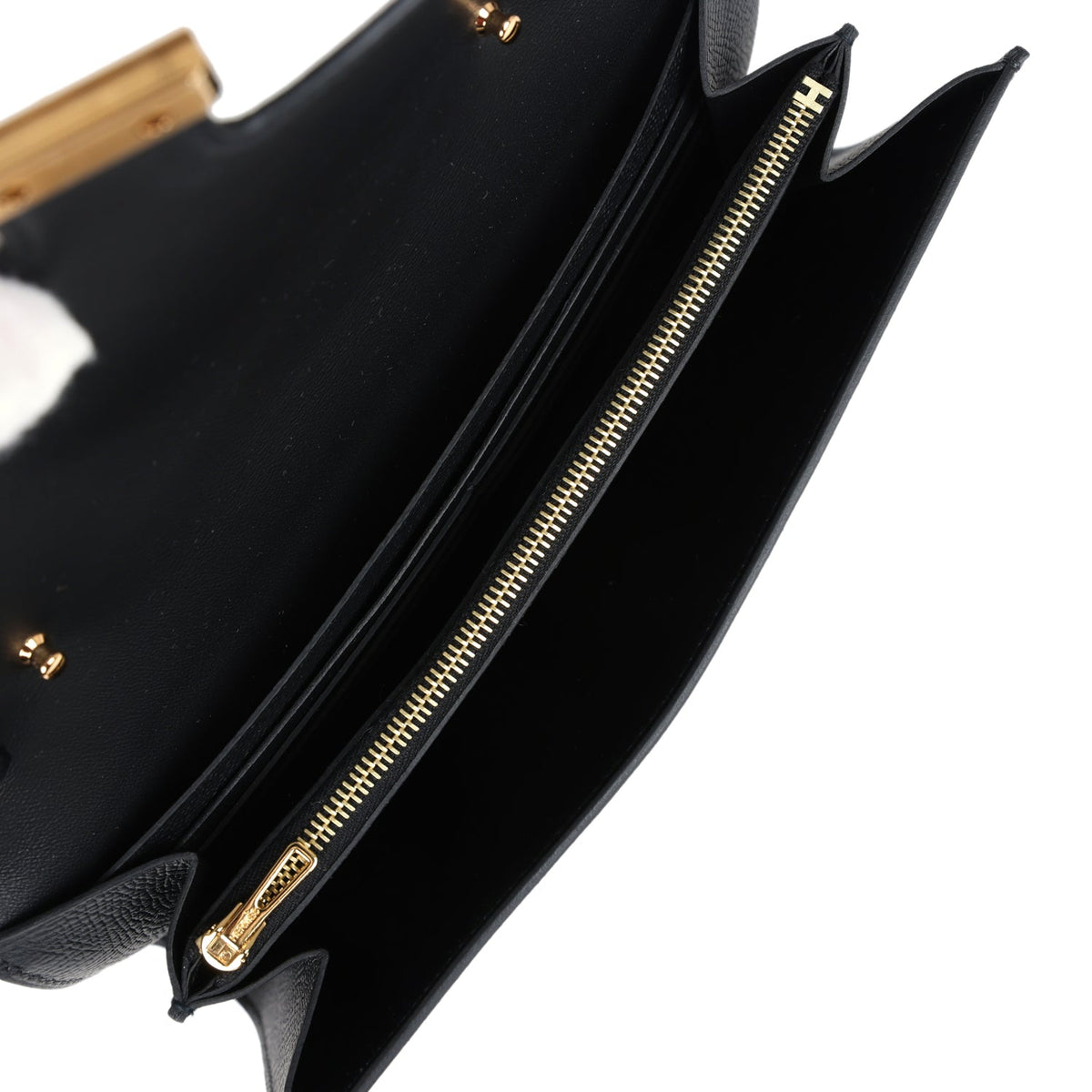 Hermes Constance Wallet To Go Black Epsom Gold Hardware