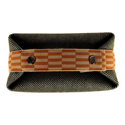 Hermes Bride-A-Brac PM Vert Foret H Natte Canvas and Wool Palladium Hardware