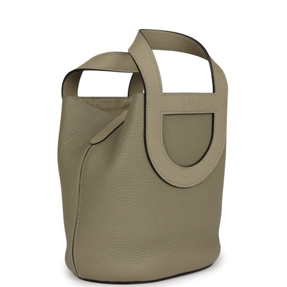 Hermes In-The-Loop 18 Sauge Clemence and Swift Gold Hardware