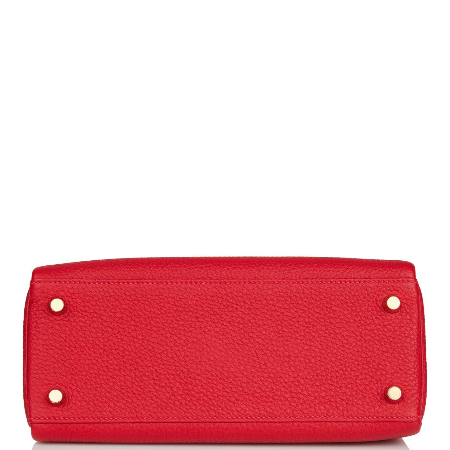 Hermes Kelly 25 Retourne Rouge Casaque Togo Gold Hardware