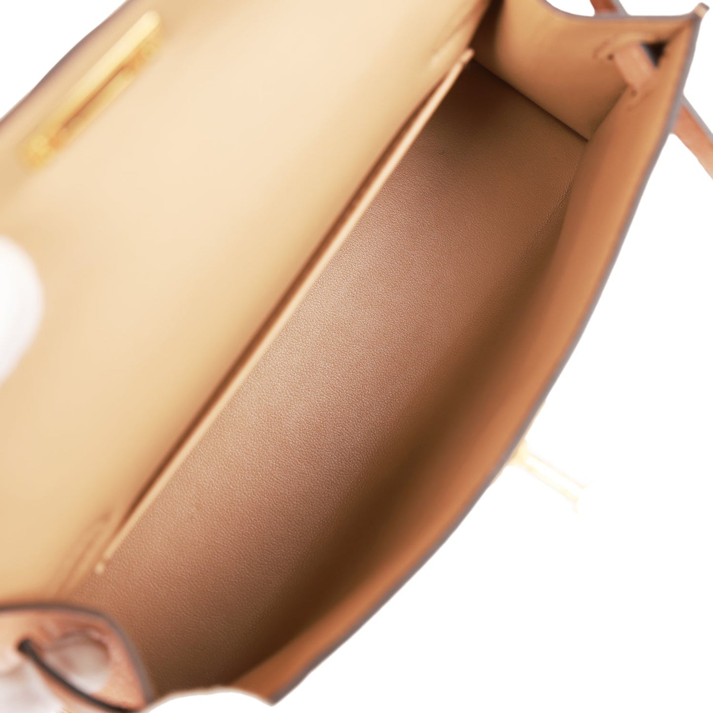 Hermes Kelly 20 Sellier Chai Ostrich Gold Hardware