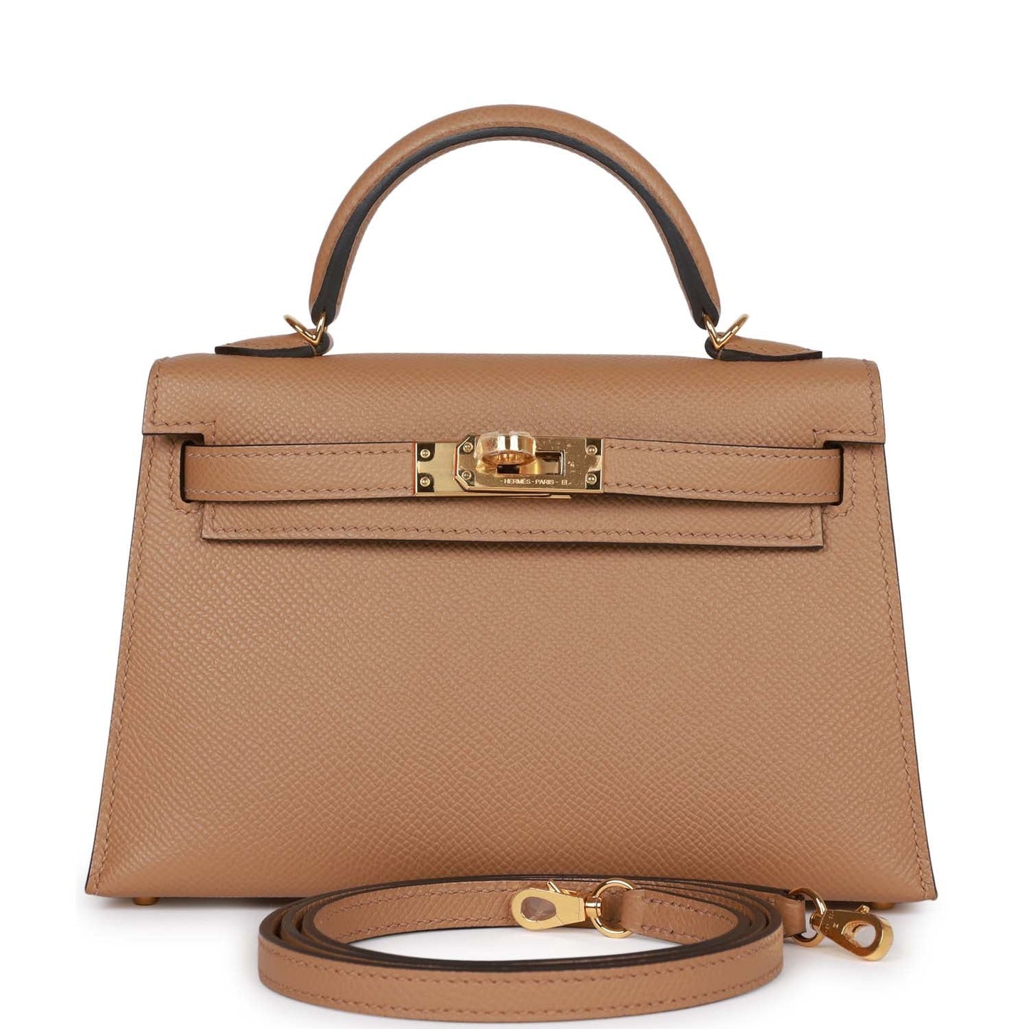 Hermes Kelly 20 Sellier Chai Epsom Gold Hardware for