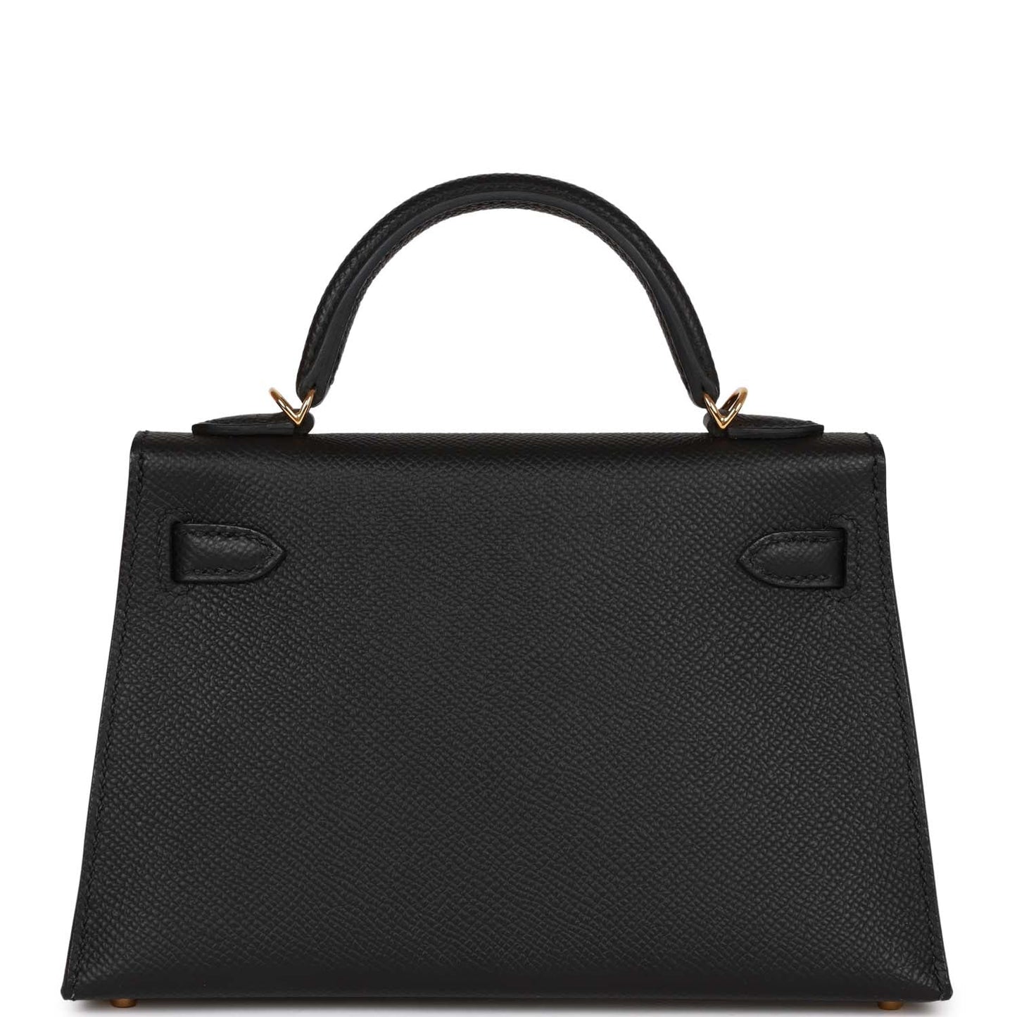 Hermes Kelly 20 Sellier Black Epsom Gold Hardware