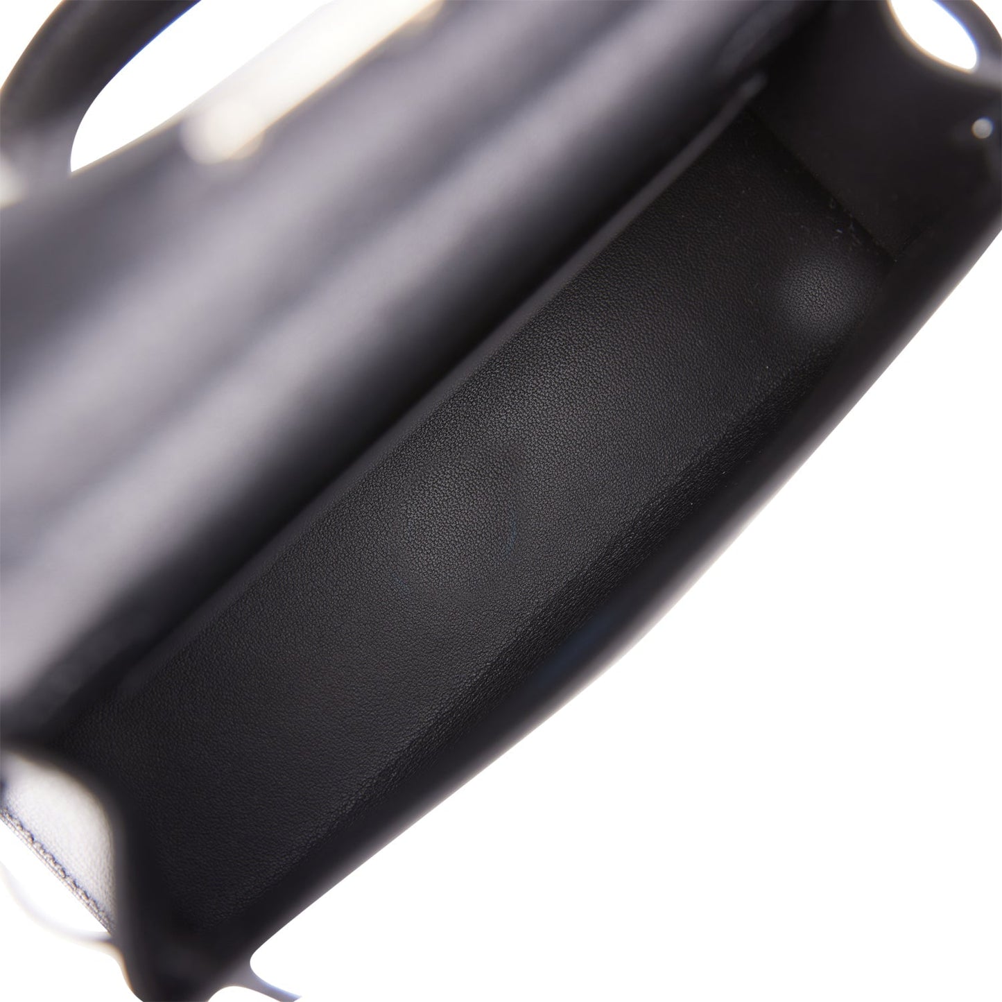 Hermes Kelly 20 Sellier Black Chevre Chamkila Palladium Hardware