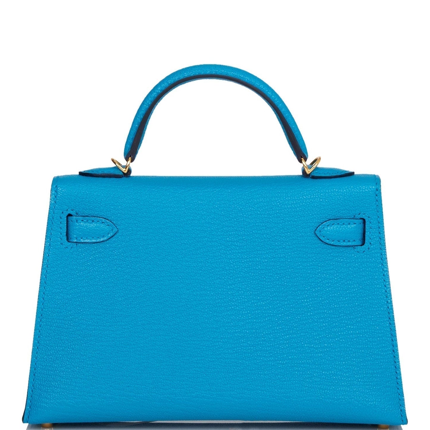 Hermes Kelly 20 Sellier Bleu Frida Chevre Gold Hardware