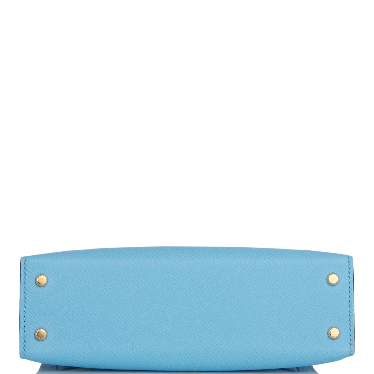 Hermes Kelly 20 Sellier Celeste Epsom Gold Hardware