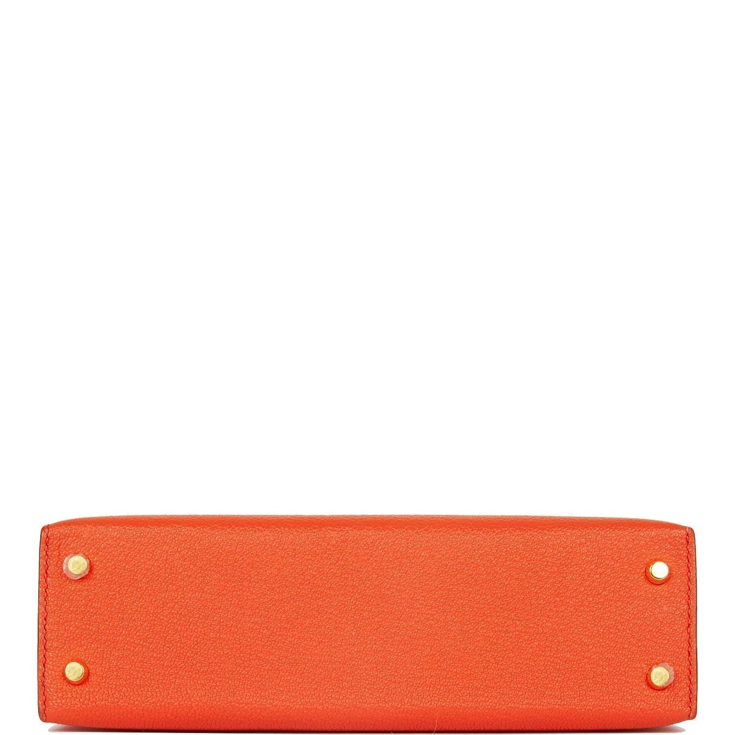 Hermes Kelly 20 Sellier Feu Chevre Gold Hardware