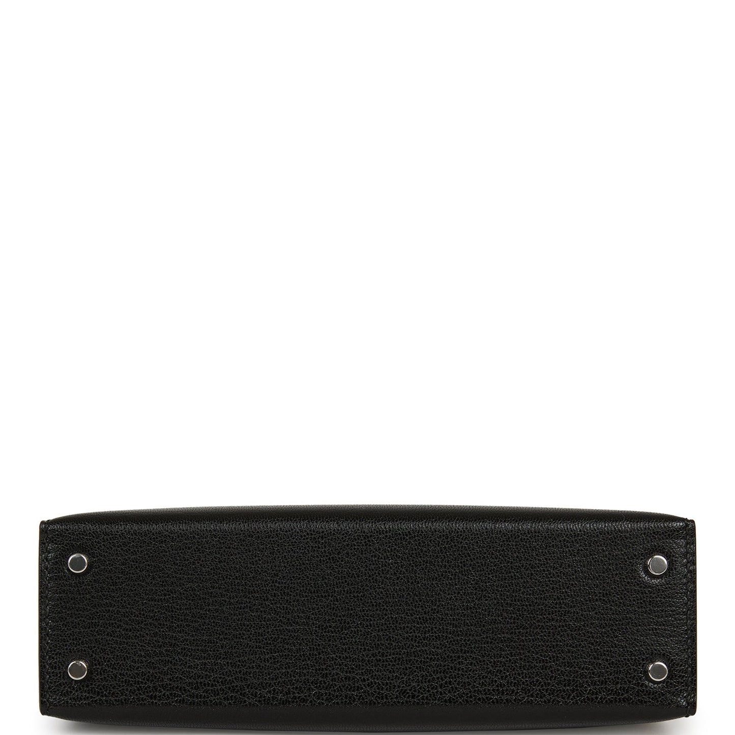 Hermes Kelly 20 Sellier Black Chevre Chamkila Palladium Hardware