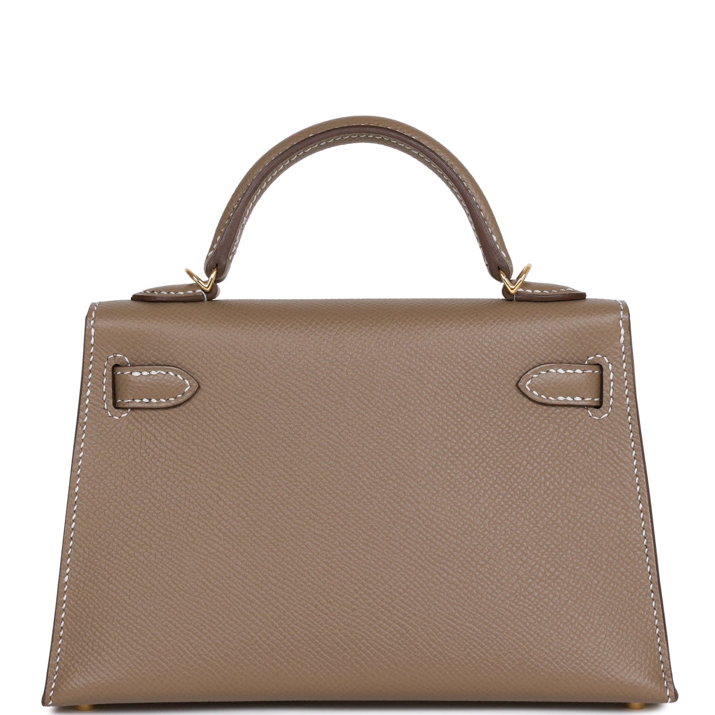 Hermes Kelly 20 Sellier Etoupe Epsom Gold Hardware