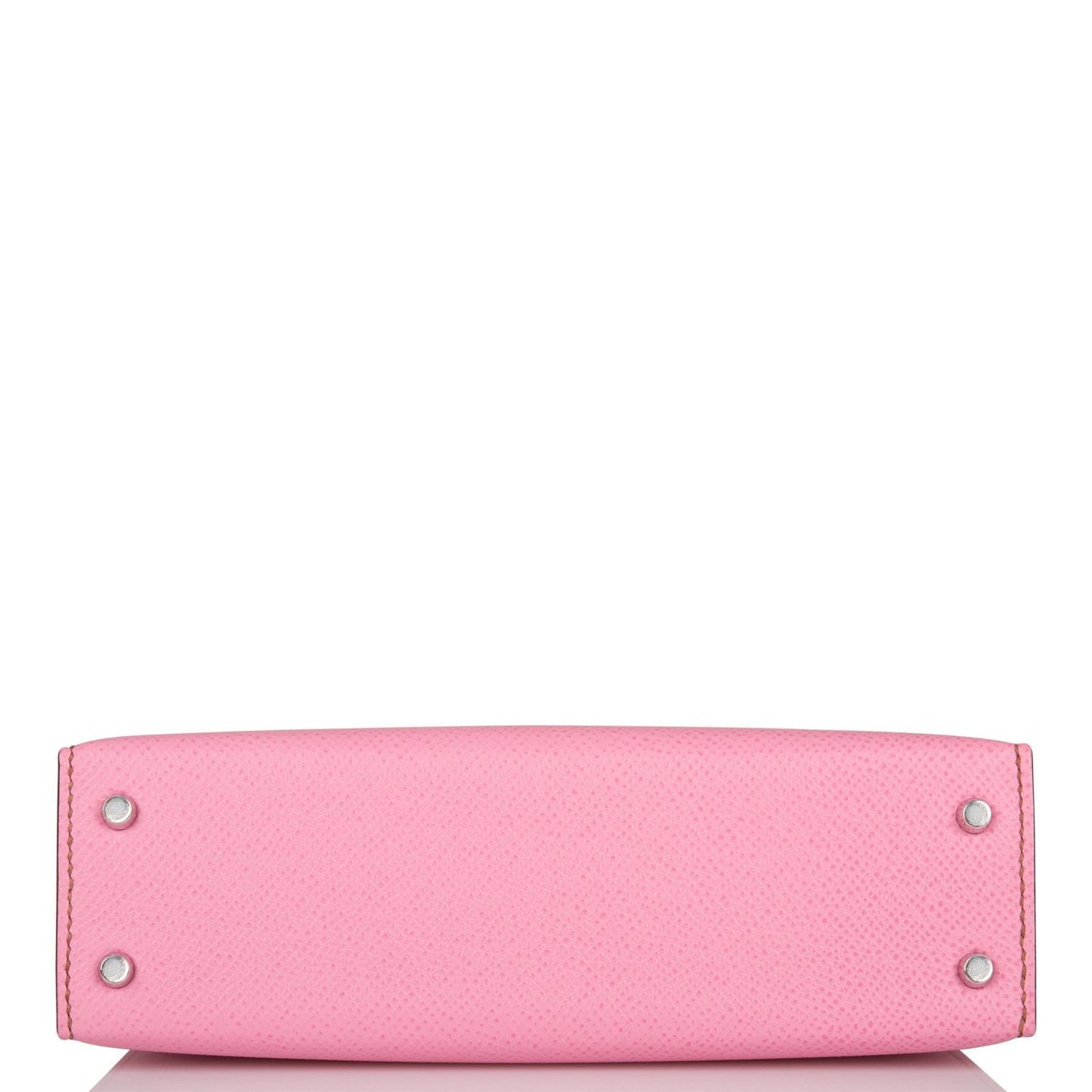 Hermes Kelly 20 Sellier Bubblegum Epsom Palladium Hardware