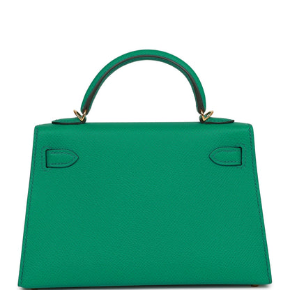 Hermes Kelly 20 Sellier Vert Jade Epsom Gold Hardware