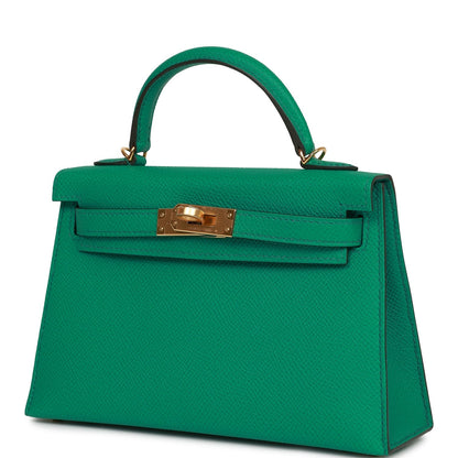 Hermes Kelly 20 Sellier Vert Jade Epsom Gold Hardware Payment 4