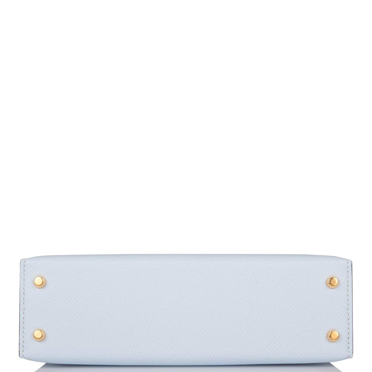 Hermes Kelly 20 Sellier Bleu Brume Epsom Gold Hardware