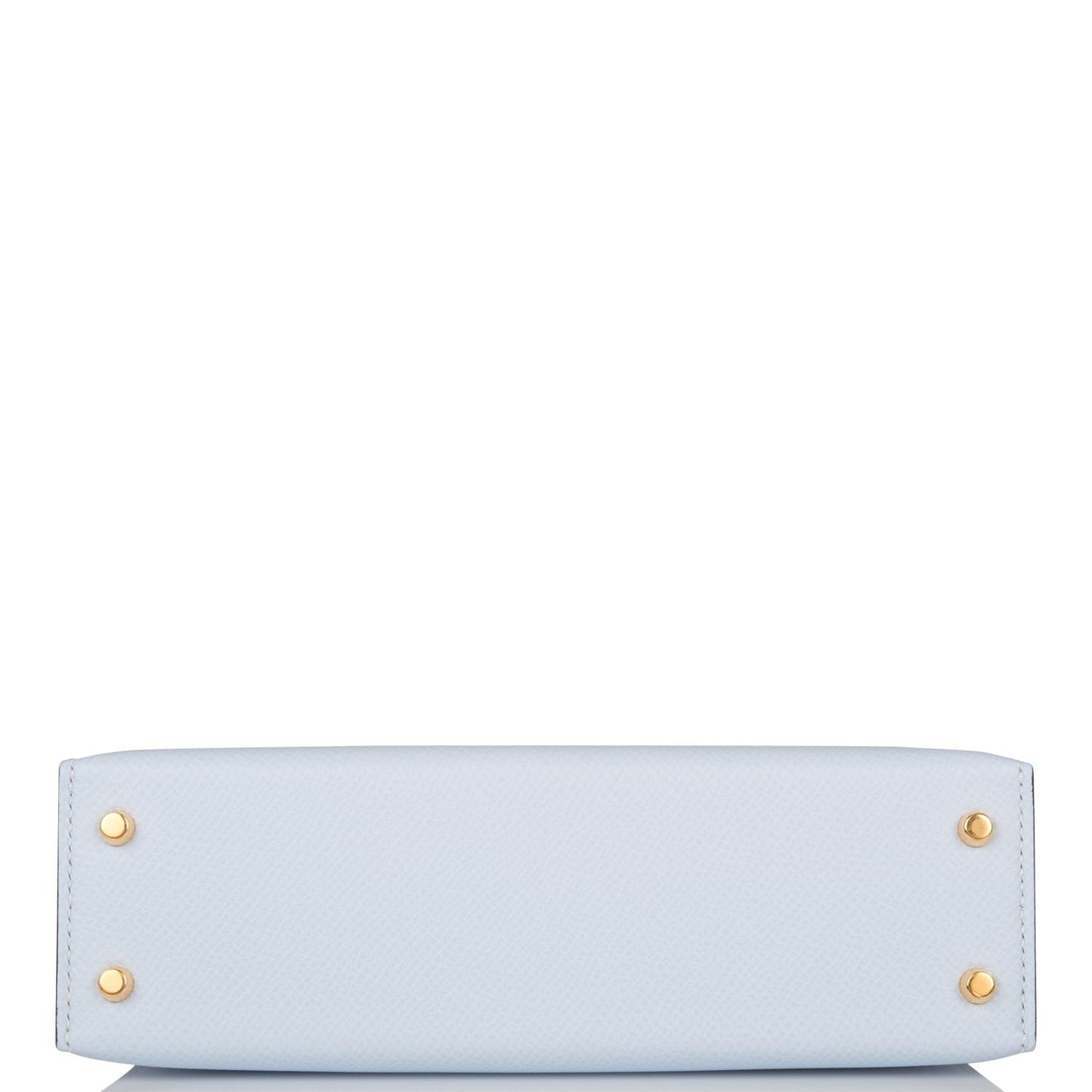 Hermes Kelly 20 Sellier Bleu Brume Epsom Gold Hardware