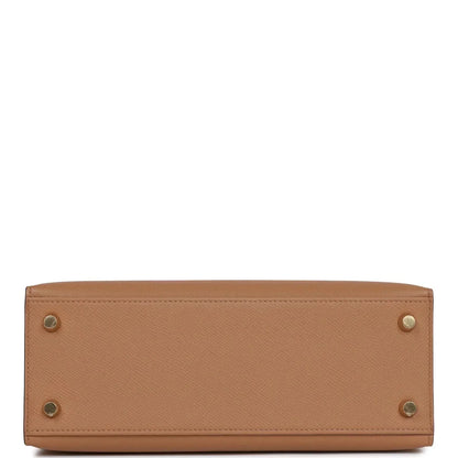Hermes Kelly 25 Sellier Chai Epsom Gold Hardware