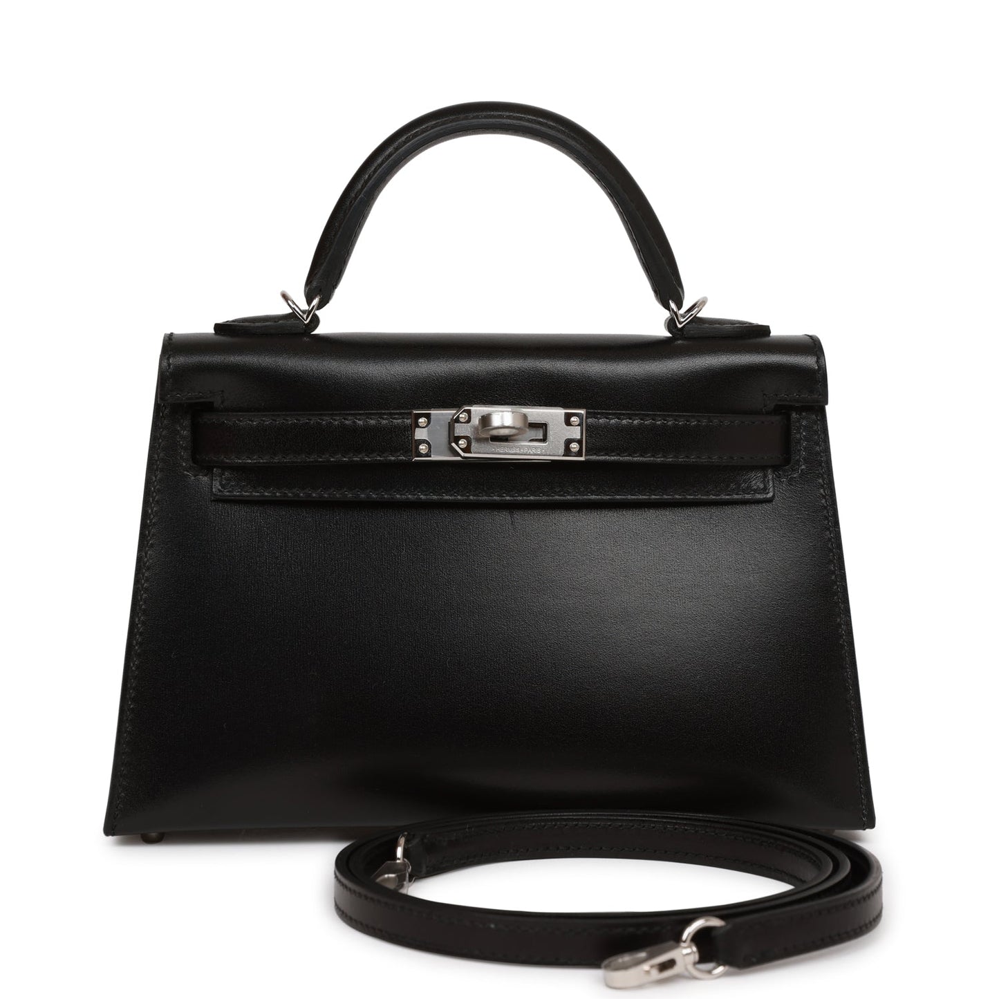 Hermes Kelly 20 Sellier Black Box Palladium Hardware