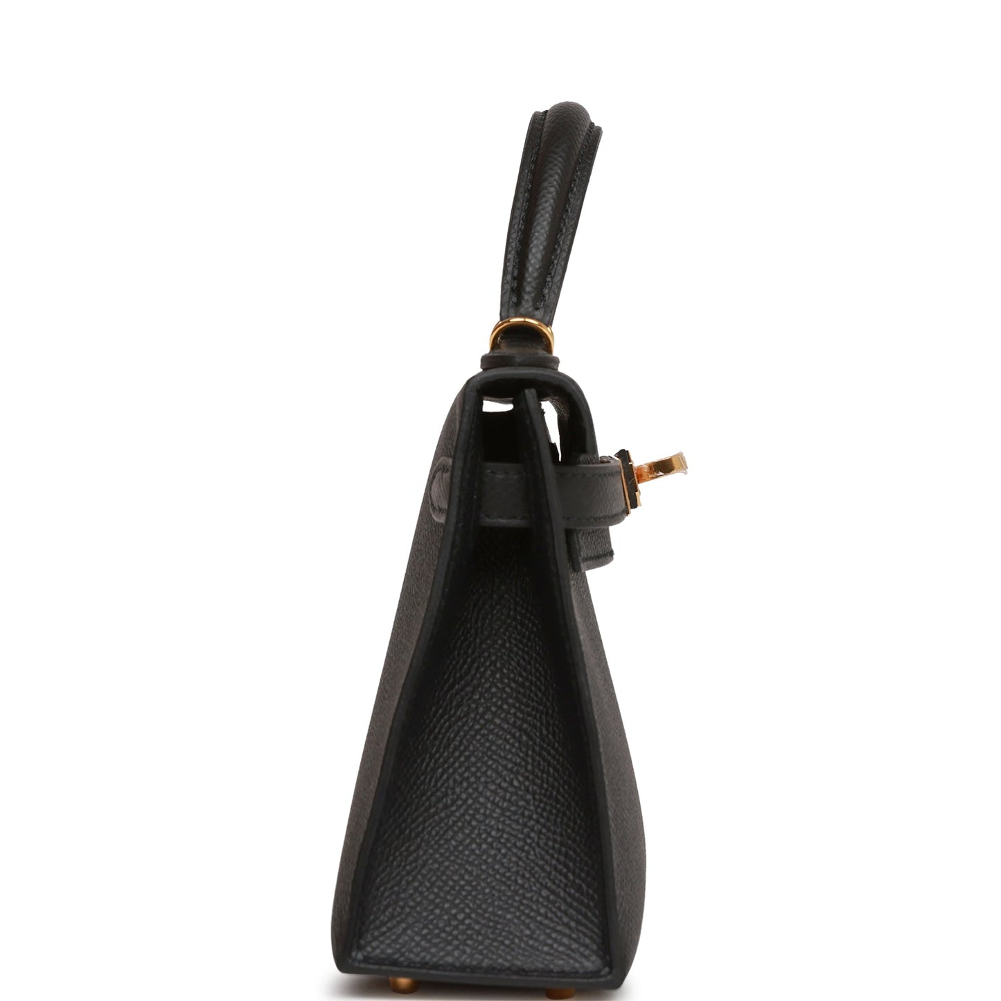 Hermes Kelly 20 Sellier Black Epsom Gold Hardware