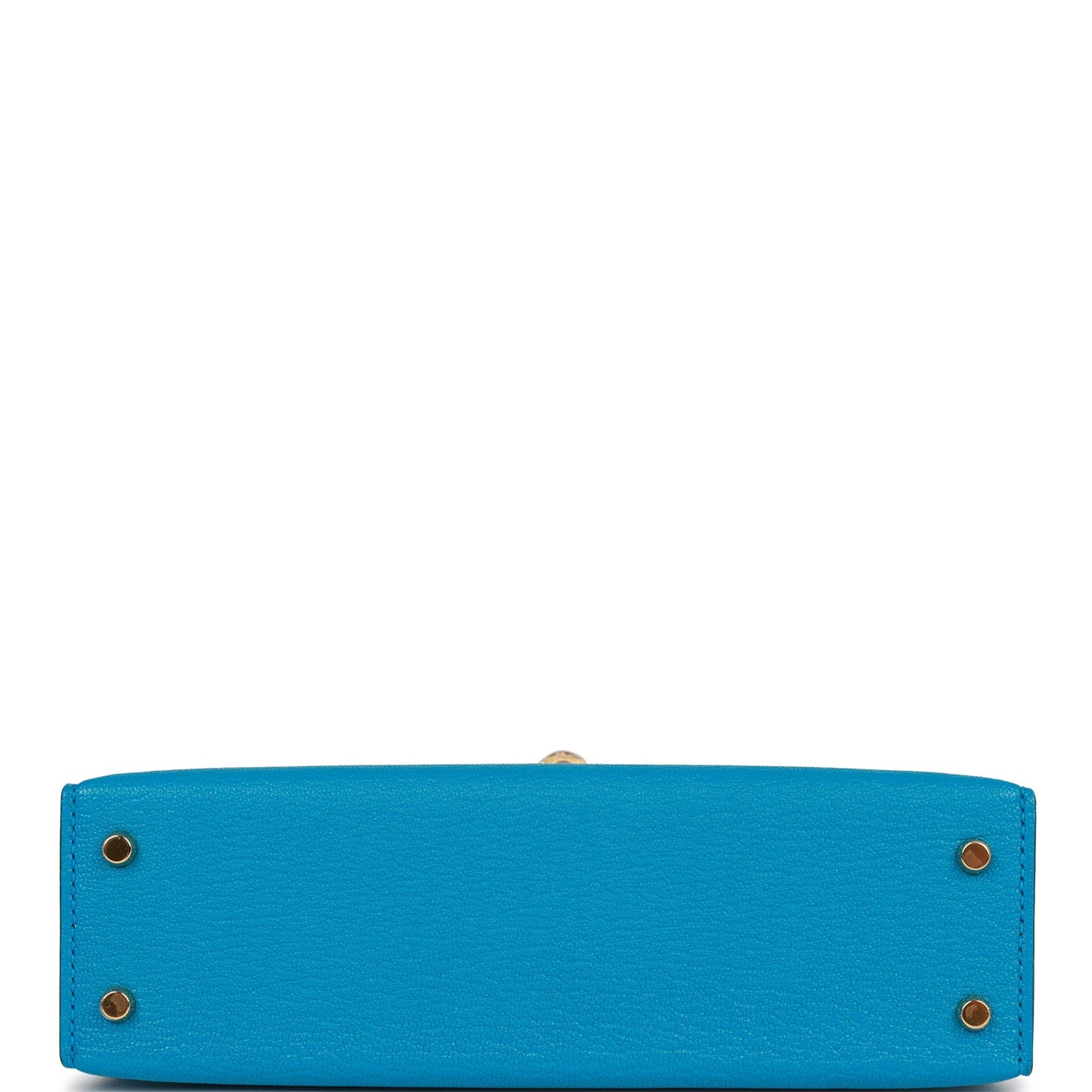 Hermes Kelly 20 Sellier Bleu Frida Chevre Gold Hardware