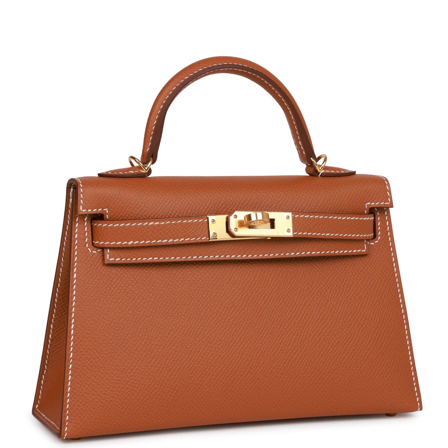 Hermes Kelly 20 Sellier Gold Epsom Gold Hardware