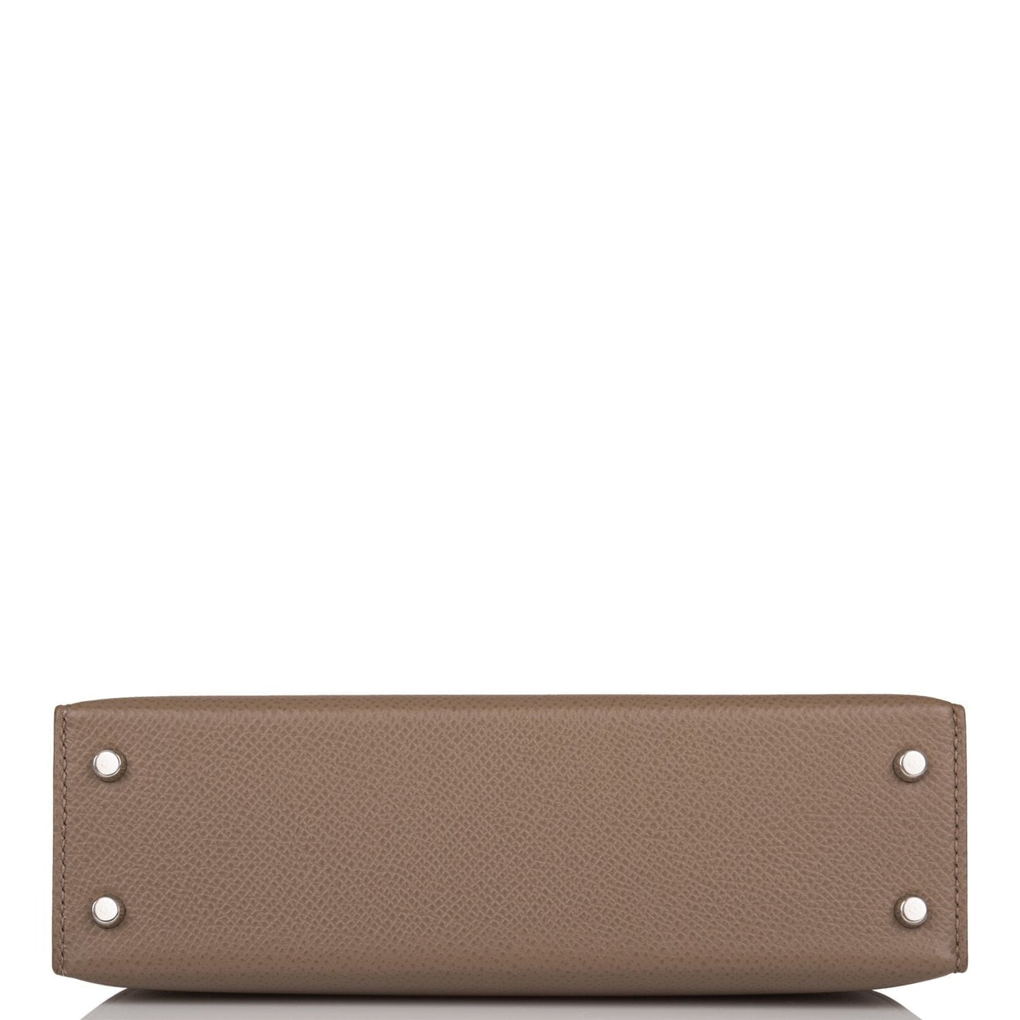 Hermes Kelly 20 Sellier Etoupe, Alezan and Biscuit Epsom Palladium Hardware