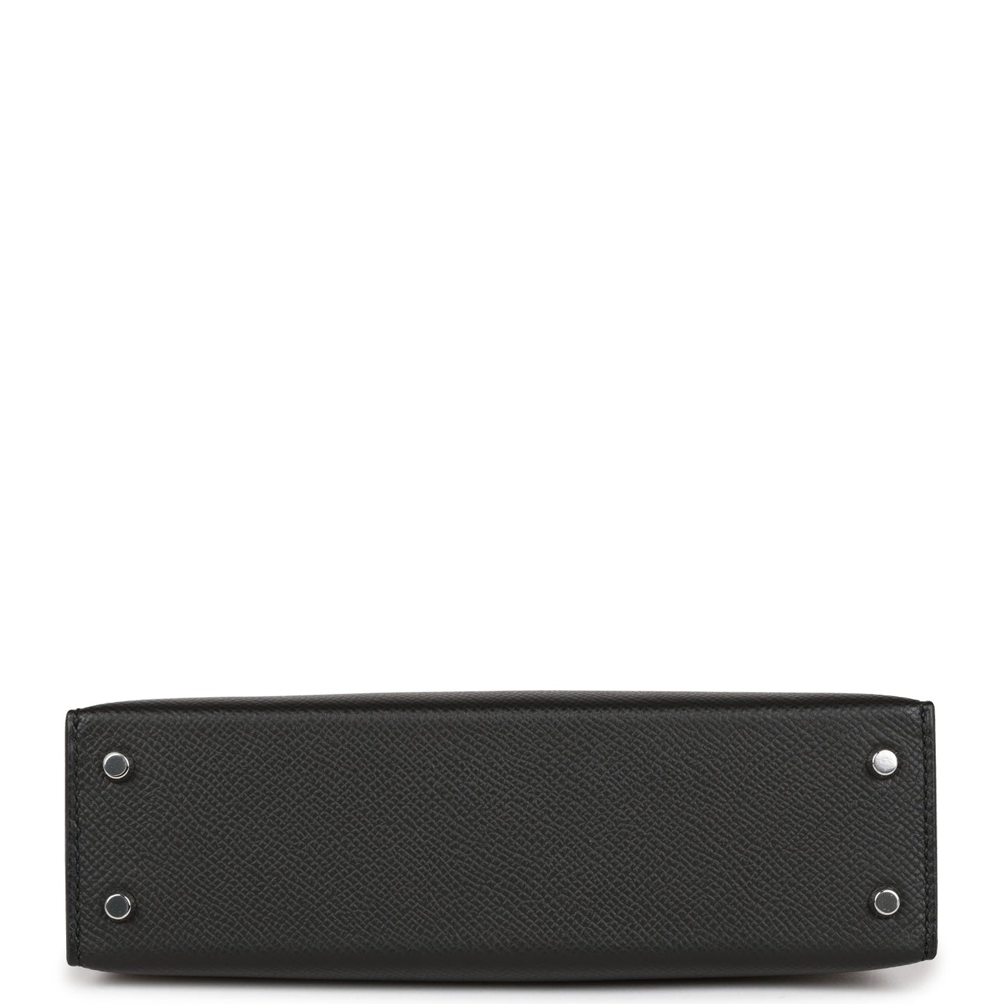 Hermes Kelly 20 Sellier Black Epsom Palladium Hardware