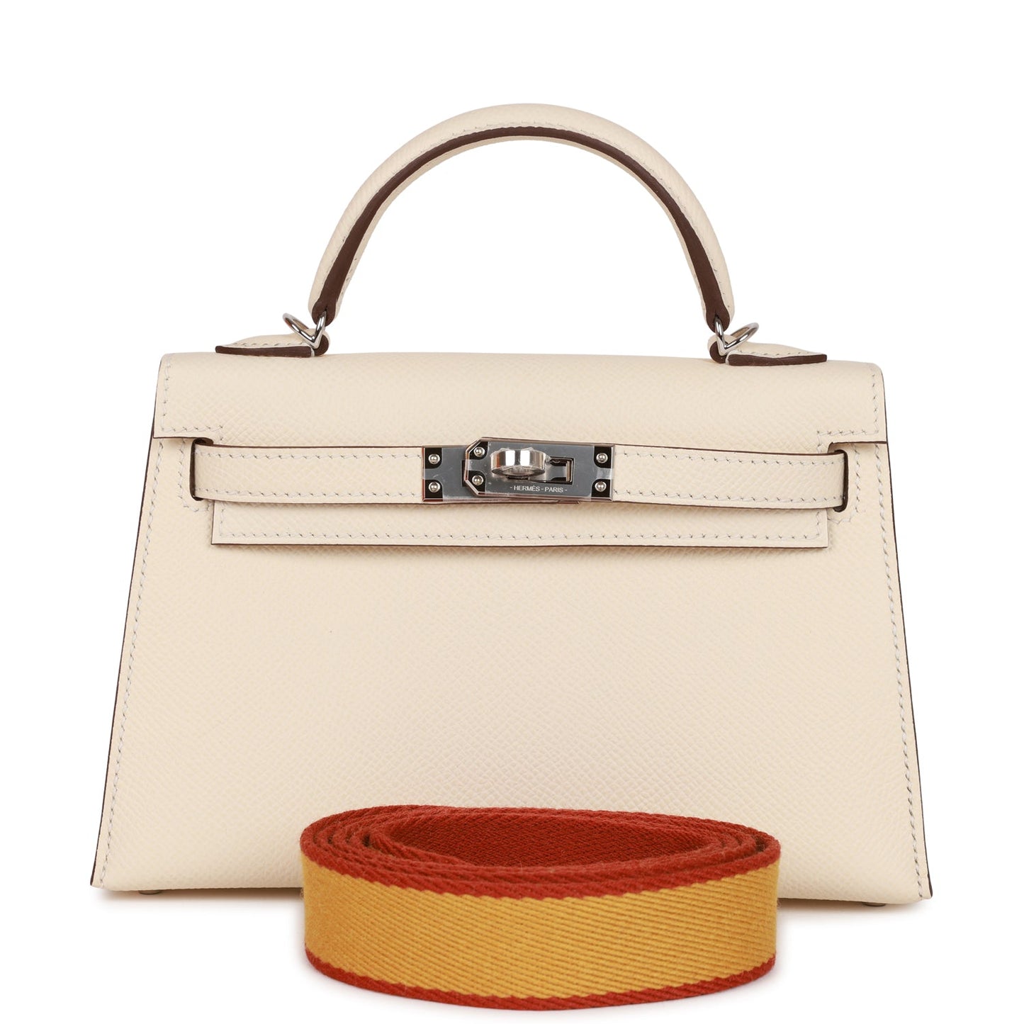 Hermes Kelly 20 Sellier Nata Epsom Palladium Hardware