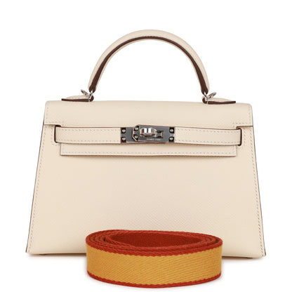 Hermes Kelly 20 Sellier Nata Epsom Palladium Hardware