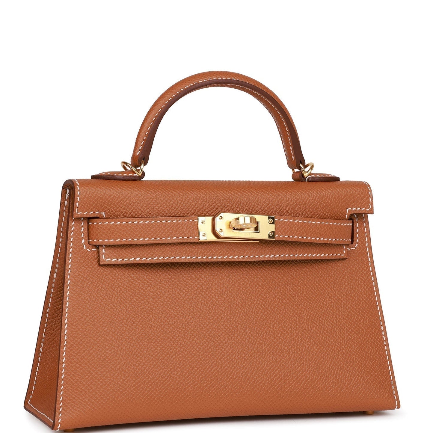 Hermes Kelly 20 Sellier Gold Epsom Gold Hardware