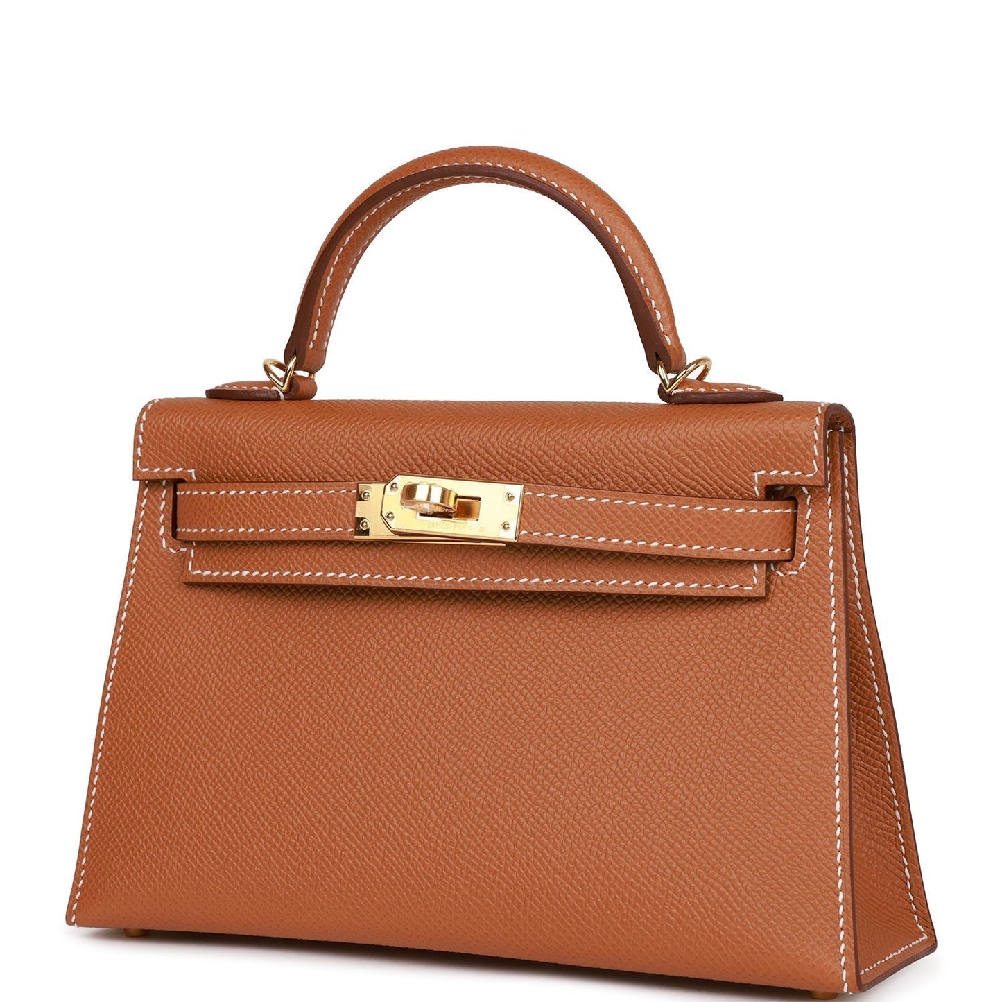 Hermes Kelly 20 Sellier Gold Epsom Gold Hardware