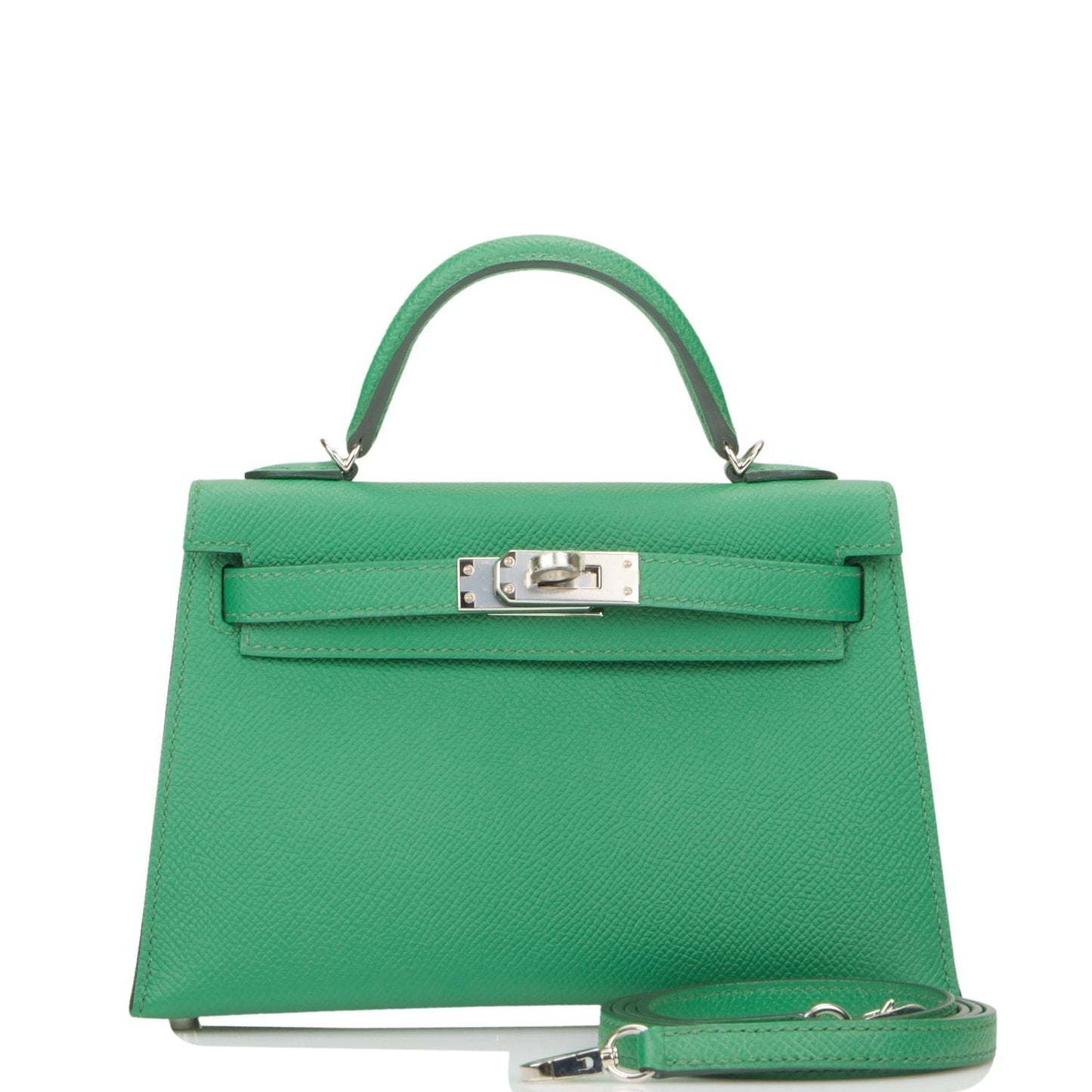 Hermes Kelly 20 Sellier Cactus Verso Epsom Palladium Hardware
